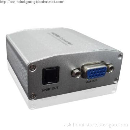 HDMI to VGA +AUDIO(SPDIF) converter 1080p